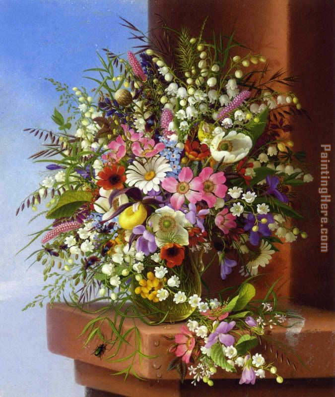 Spring Bouquet painting - Adelheid Dietrich Spring Bouquet art painting
